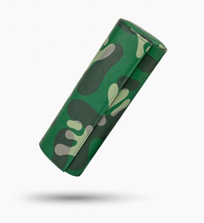 Green Camo Watch Roll