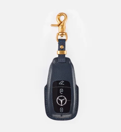 Key Leather Case for Mercedes – Epsom/Navy