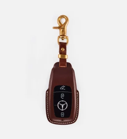 Key Leather Case for Mercedes – Buttero/Dark Brown