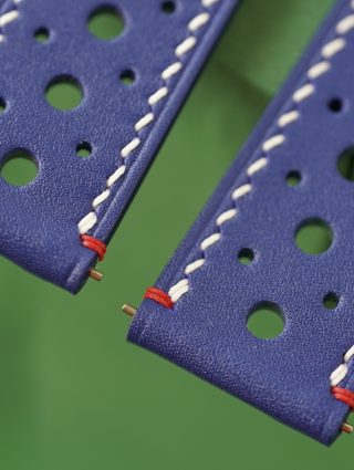 Blue Boxcalf Rally-Slim Strap