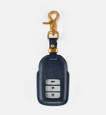 Key Leather Case for Honda – Epsom/Navy, Red