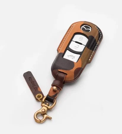 Key Leather Case for Mazda – Buttero/Camo