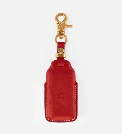 Key Leather Case for Mitsubishi – Epsom/Red